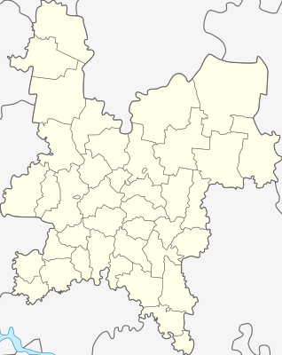 Location map Kirov Oblast