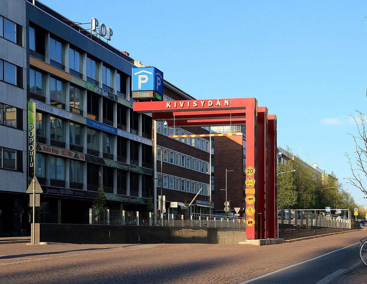 File:Kivisydän Entrance Hallituskatu Oulu  - Wikimedia Commons