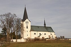 Kostel Nejsvětější Trojice v roce 2011