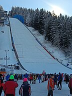 Irdning, Styria, Austria - Widok na masyw górski 