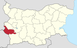 District de Kjustendil - Localisation