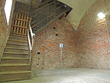 L'interno della Torre del Bramante a Vigevano