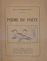 Omslagillustratie (met twee meeuwen) van Poëme du Poëte (Henri Vandeputte)