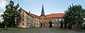 * Nomination Lüdinghausen Castle in Lüdinghausen, North Rhine-Westphalia, Germany --XRay 03:26, 18 October 2016 (UTC) * Decline  Oppose The curved roof ruins it. --Uoaei1 04:14, 18 October 2016 (UTC)  Comment Yeah, cylindrical projection generally doesn't work for buildings; I'd use rectilinear instead. If Photoshop/Lightroom doesn't give you a good stitch I'd try Hugin. --King of Hearts 04:40, 18 October 2016 (UTC)