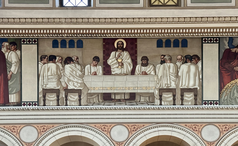 Mural depicting the Last Supper