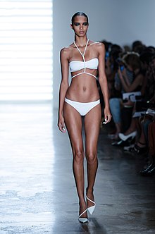 The Brazilian model Lais Ribeiro at New York Fashion Week, 2013 Lais Ribeiro.jpg