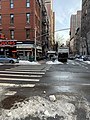 Lexington Avenue and 90th Street, NE corner, winter 2020, Manhattan, New York.jpg