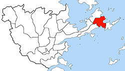 安凯乡在连江县的位置