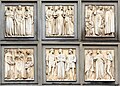 Panels of the "Liverpool" frieze, St George's Hall