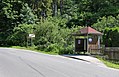 Čeština: Zastávka ve Vlčici, části Loštic English: Bus stop in Vlčice, part of Loštice, Czech Republic.