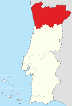 Location of the Norte Region