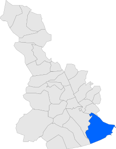 Localització del Prat de Llobregat respecte del Baix Llobregat.svg