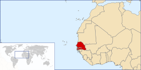 Vendndodhja - Senegali