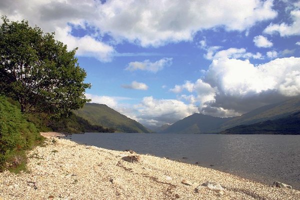 Looking north east along the loch.