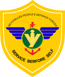 Logo dari Seychelles Orang Angkatan Pertahanan.svg