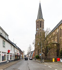 Longericher Hauptstraße, Köln-Longerich, Blick Richtung Südwesten-5996