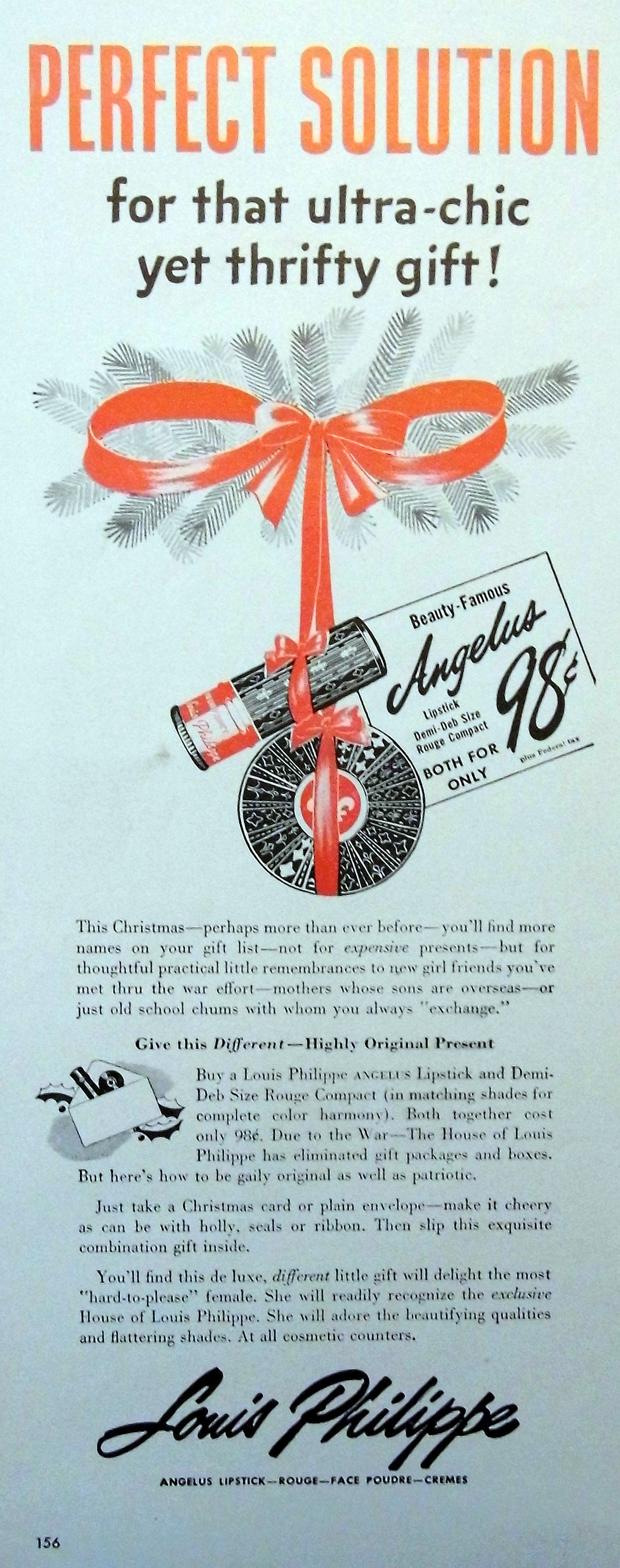 File:Louis Philippe Ad for an Angelus Lipstick and Rouge Compact Set, Life  Magazine, December 14, 1942 (9000271934).jpg - Wikimedia Commons
