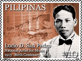 <span class="mw-page-title-main">Lucio San Pedro</span> Filipino composer and teacher