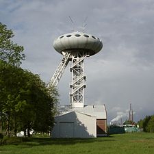 Colani-UFO in het Technologiecentrum