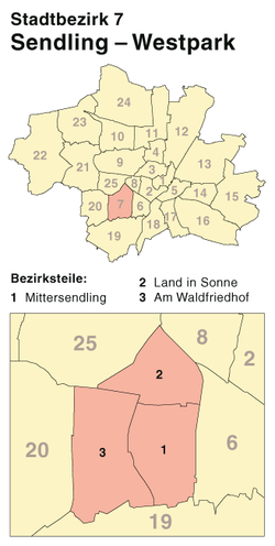 München - Stadtbezirk 07 (Karte) - Sendling - Westpark.png