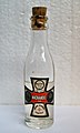 A bottle of Machandel, an artisanal jenwer brand from Wrangwurt-am-Fertach