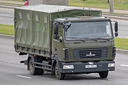 Беларуская: Грузавік МАЗ. Мінск, Беларусь English: MAZ truck. Minsk, Belarus Русский: Грузовой автомобиль МАЗ. Минск, Беларусь