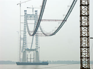 <span class="mw-page-title-main">Ma'anshan Yangtze River Bridge</span> Bridge in Maanshan, Anhui