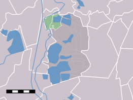 Kaart van Nederhorst den Berg