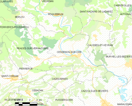 Cessenon-sur-Orb - Localizazion