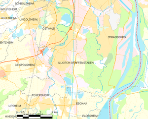 伊尔基什-格拉芬什塔登市镇地图