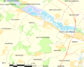 Poziția localității Ailly-sur-Somme