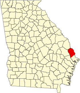 Umístění Effingham County