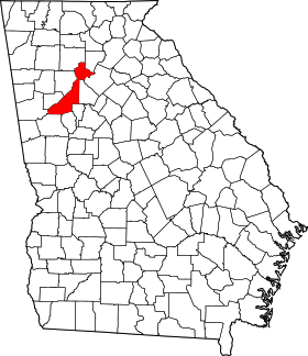 Localisation de Comté de Fulton(Fulton County)