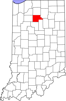 Map of Indiana highlighting Fulton County.svg