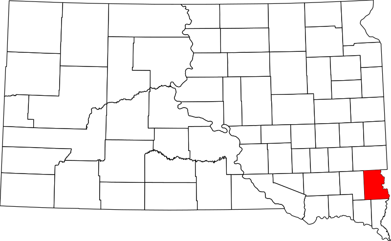 صورة:Map of South Dakota highlighting Lincoln County.svg