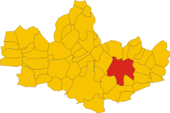 Mapa obce Vimercate (provincie Monza a Brianza, region Lombardie, Itálie).svg