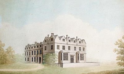 Maresfield Park, watercolour by Benjamin Dean Wyatt (1775–1850)