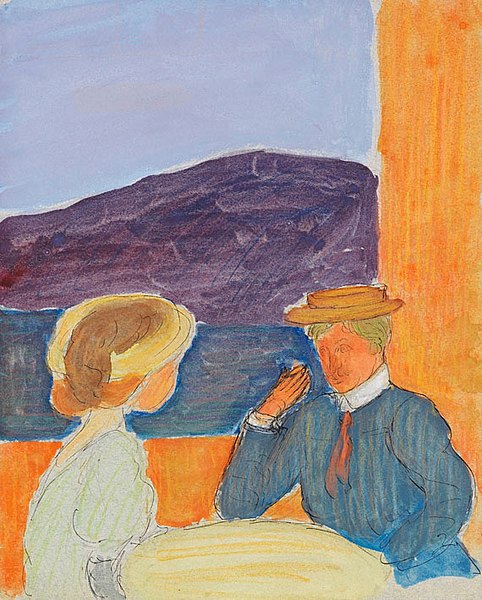 File:Marianne von Werefkin - Couple in Conversation.jpg