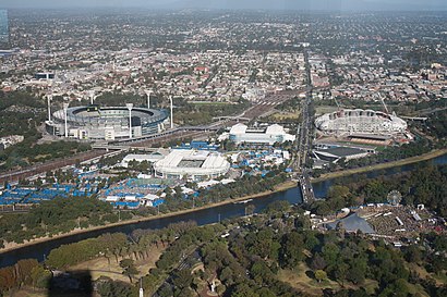 How to get to Melbourne Park with public transport- About the place