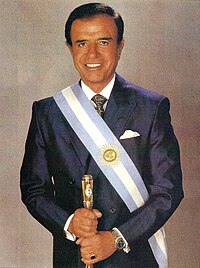 2001: Carlos Menem als Präsident