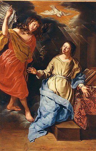 <i>Annunciation</i> (Wautier) 1650s painting by Michaelina Wautier