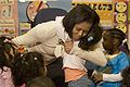 Michelle Obama at Mary's Center for Maternal and Child Care 2-10-09 2.jpg