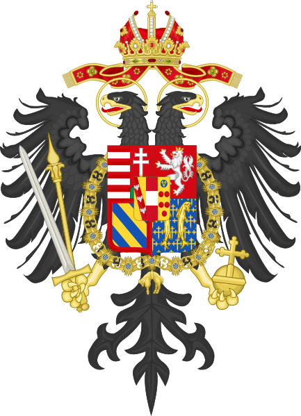 Archivo:Middle Coat of Arms of Leopold II and Francis II, Holy Roman Emperors.svg