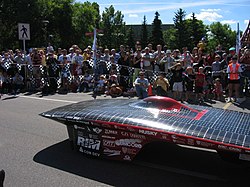 Midnight Sun VIII, the team's 2005 car. Midnight Sun VIII.jpg