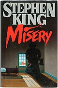 Misery (1987) front cover, first edition.jpg