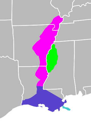 <span class="mw-page-title-main">Mississippi Alluvial Plain</span> Plain created by the Mississippi River