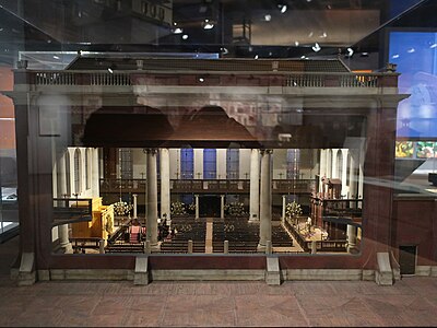 Model of the Portuguese Synagogue, Amsterdam, Holland