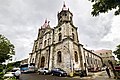 Northwest façade of the church