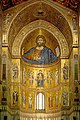Mosaïque du Christ Pantocrator (XIIe s.) Abside de la Cathédrale de Monreale, Palerme, Sicile