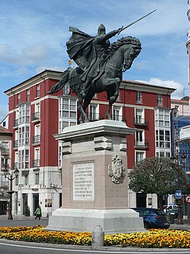 Monument voor Cid in Burgos